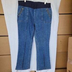 NEW Motherhood Maternity Blue Jeans L